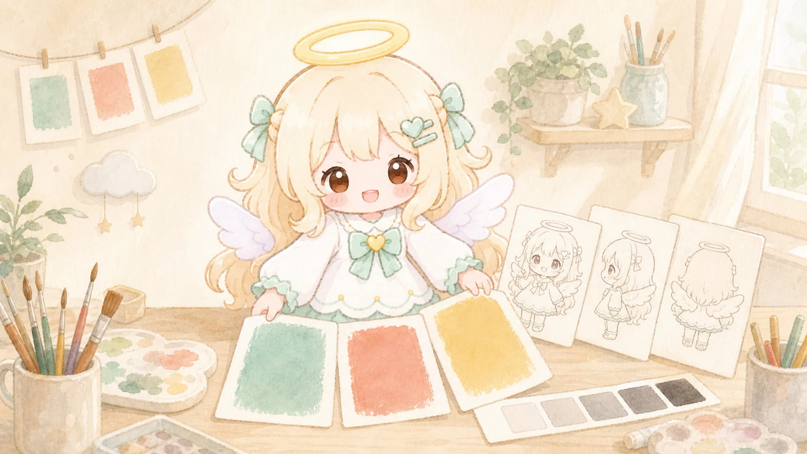 A Three-Color Palette for Clear LINE Sticker Design article illustration