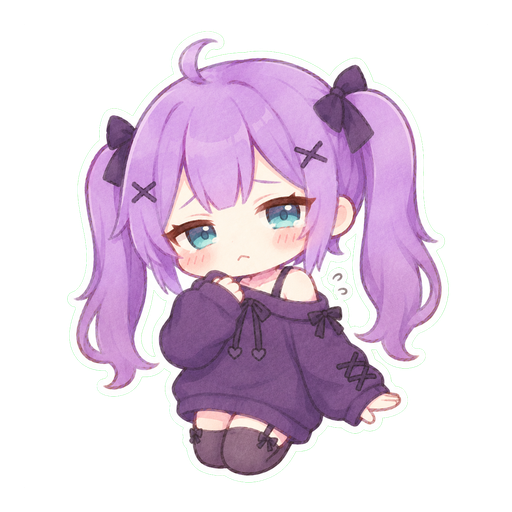 A character indicating that sticker previews are coming soon